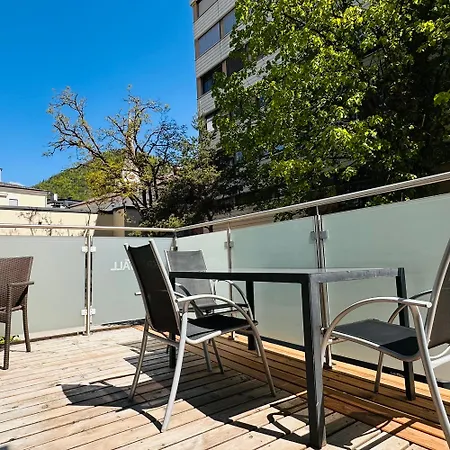 公寓 Kristall Doppelzimmer Direkt Im Zentrum, Balkon 巴德伊舍